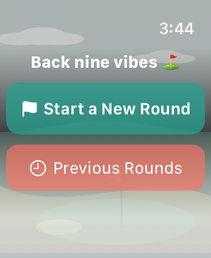 AllTaps home screen on Apple Watch